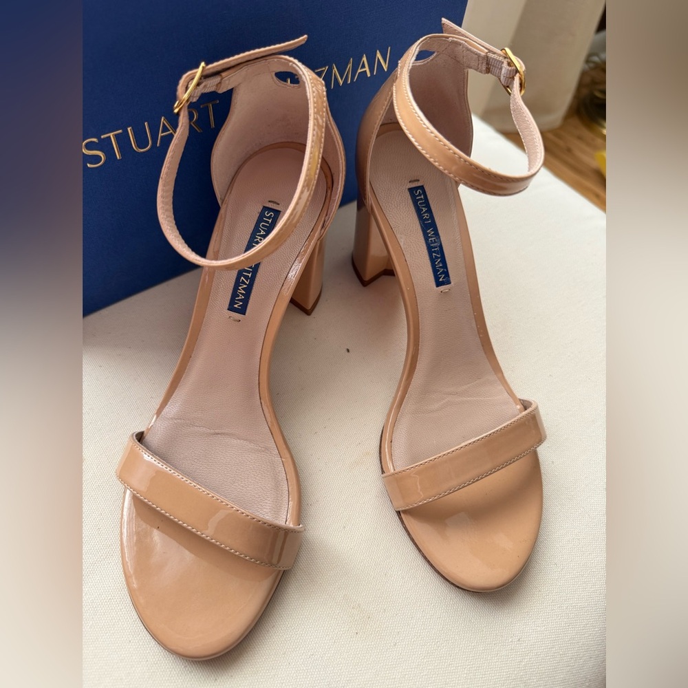 Stuart Weitzman Nudist Block Heels